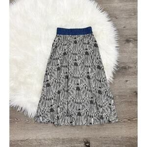 La Miniatura Printed Skirt Girls Size 6T